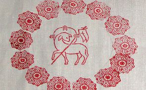 Weihkorbdecke aus St. Georgen im Attergau